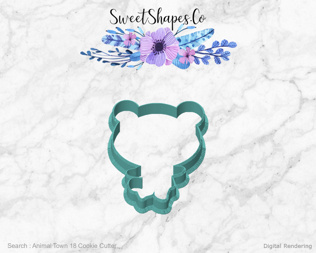 Animal Town 18 Cookie Cutter — front view