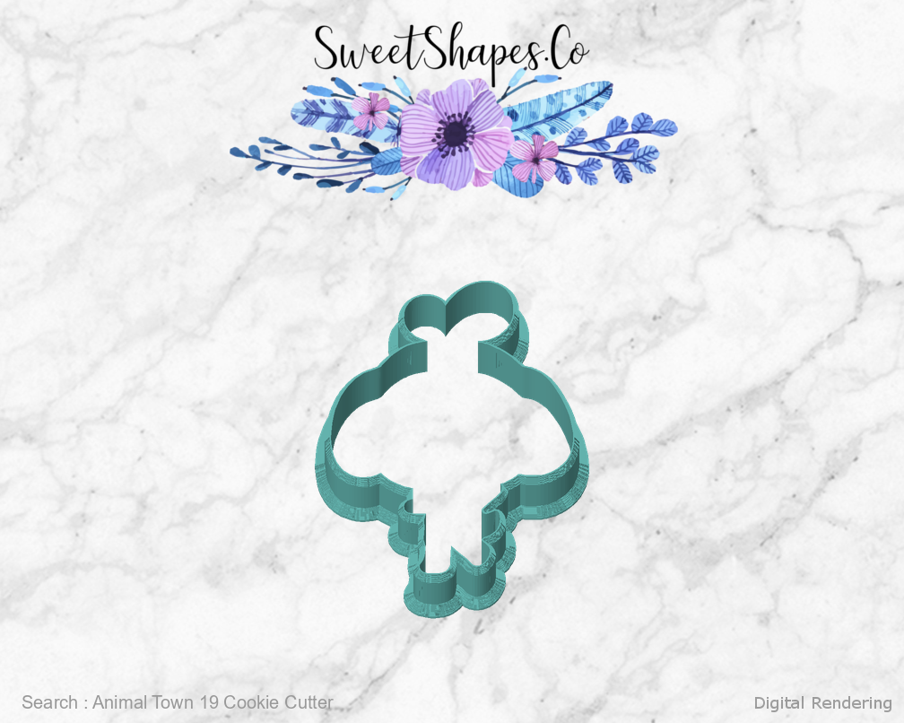 Animal Town 19 Cookie Cutter — front view