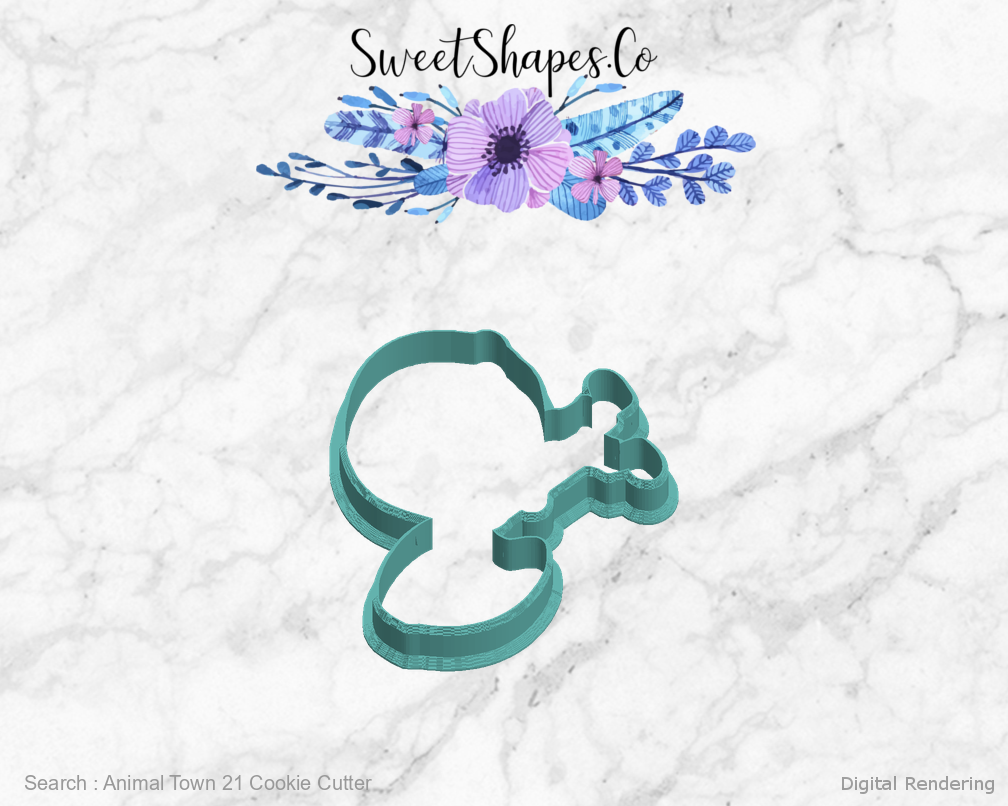 Animal Town 21 Cookie Cutter — left view