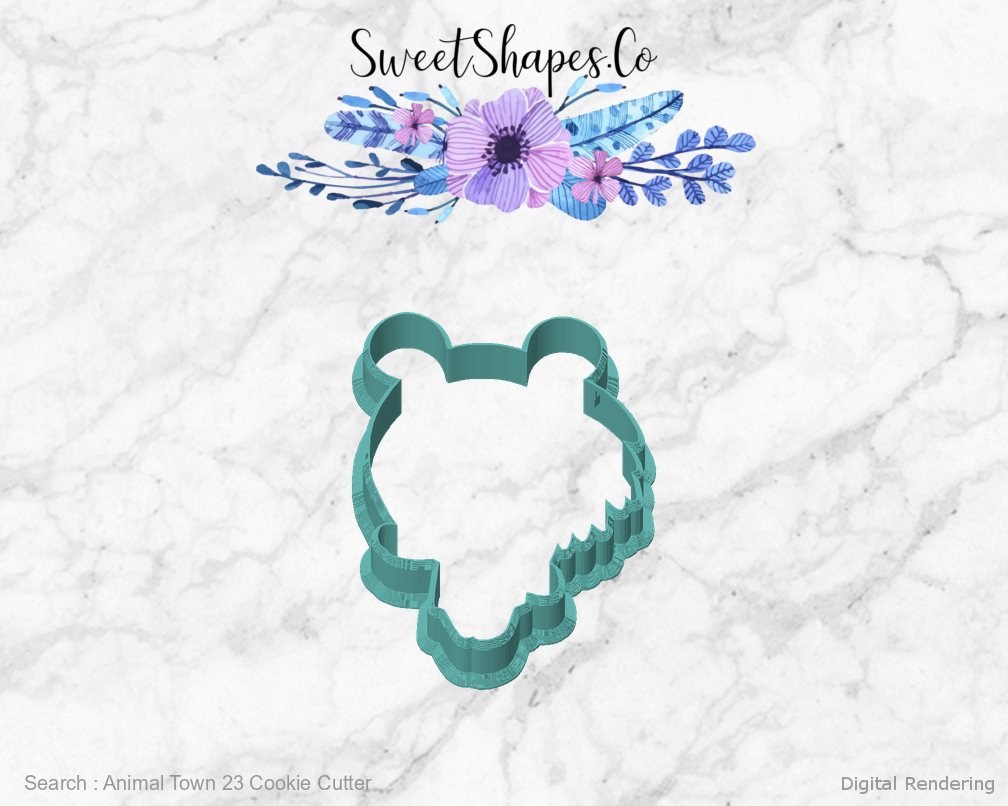 Animal Town 23 Cookie Cutter — front view