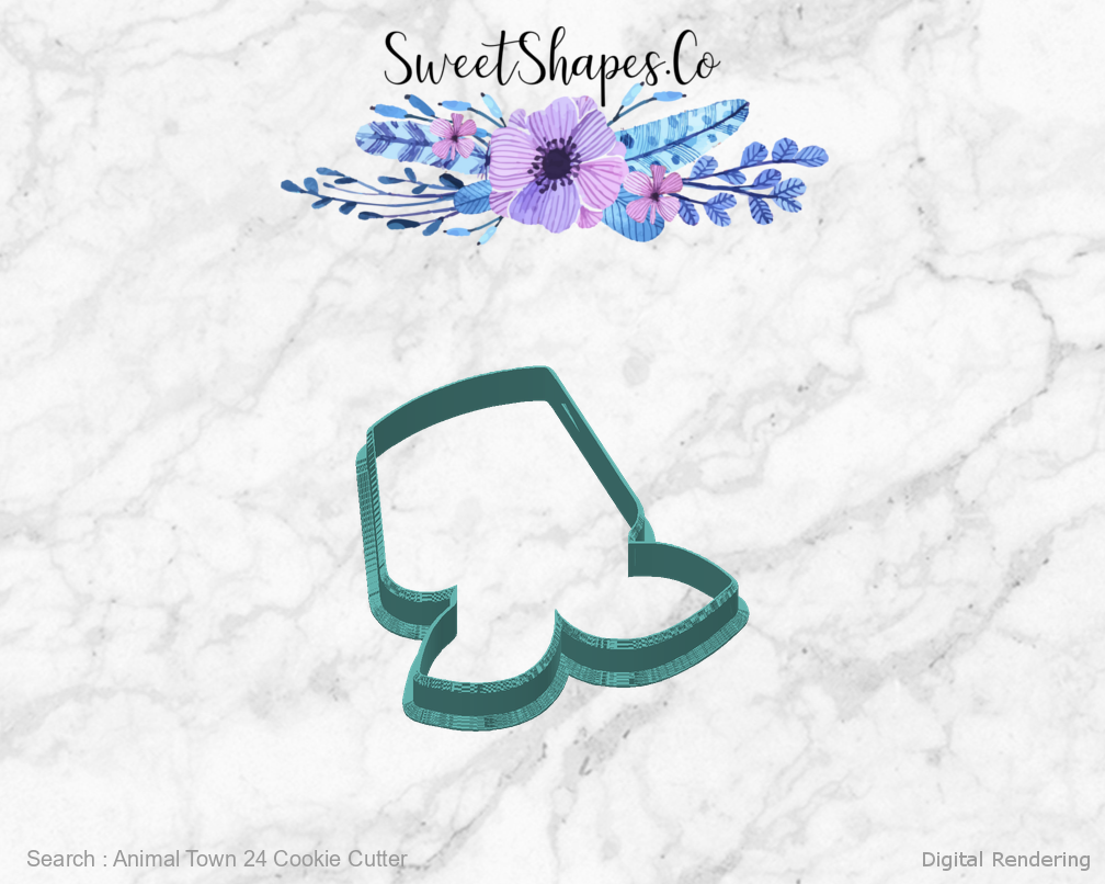 Animal Town 24 Cookie Cutter — back view