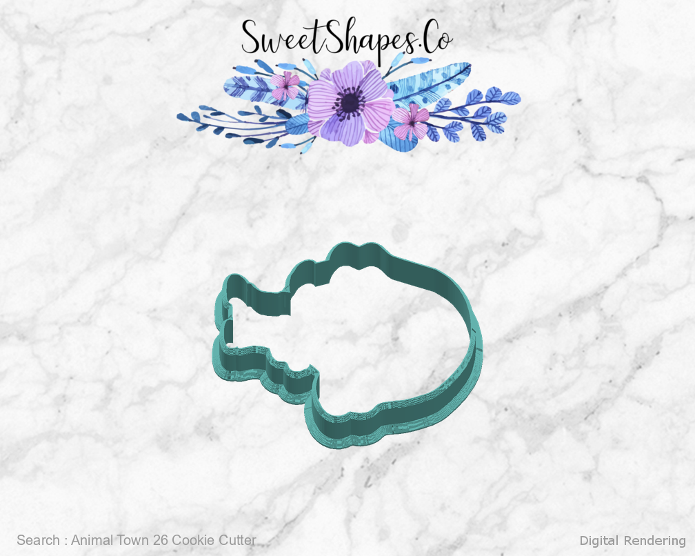 Animal Town 26 Cookie Cutter — right view