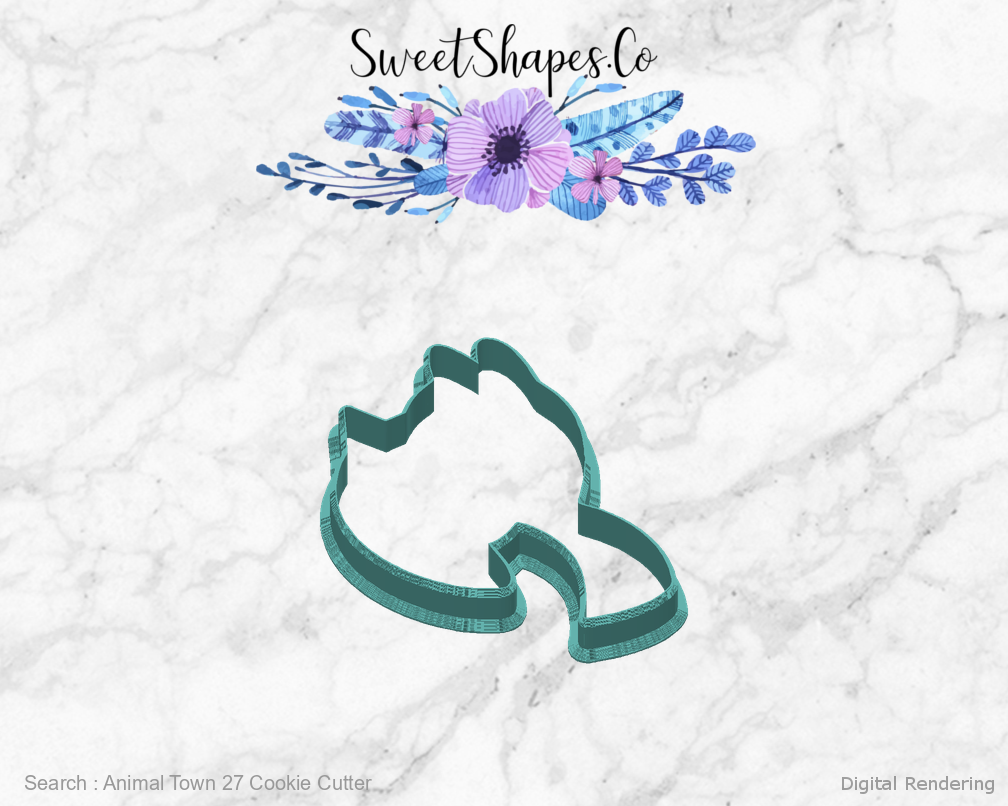 Animal Town 27 Cookie Cutter — back view