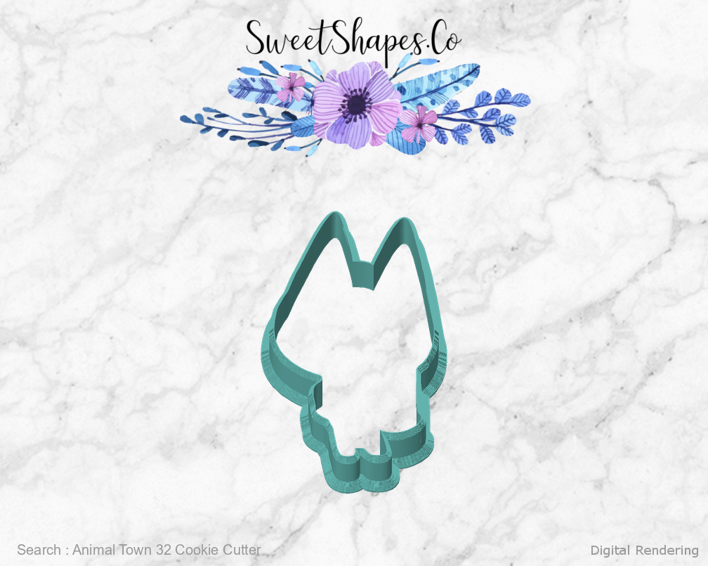 Animal Town 32 Cookie Cutter — front view