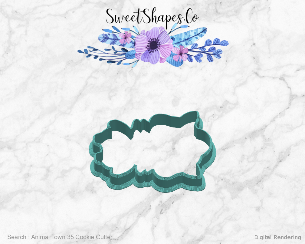 Animal Town 35 Cookie Cutter — right view