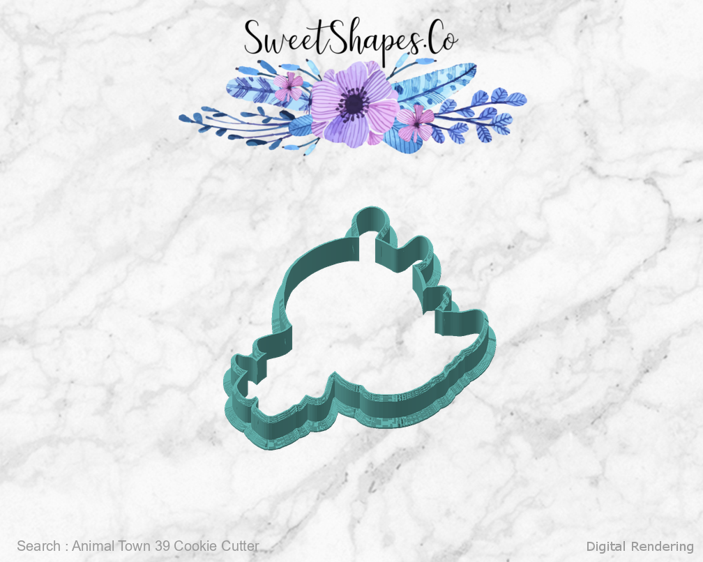 Animal Town 39 Cookie Cutter — angled front view