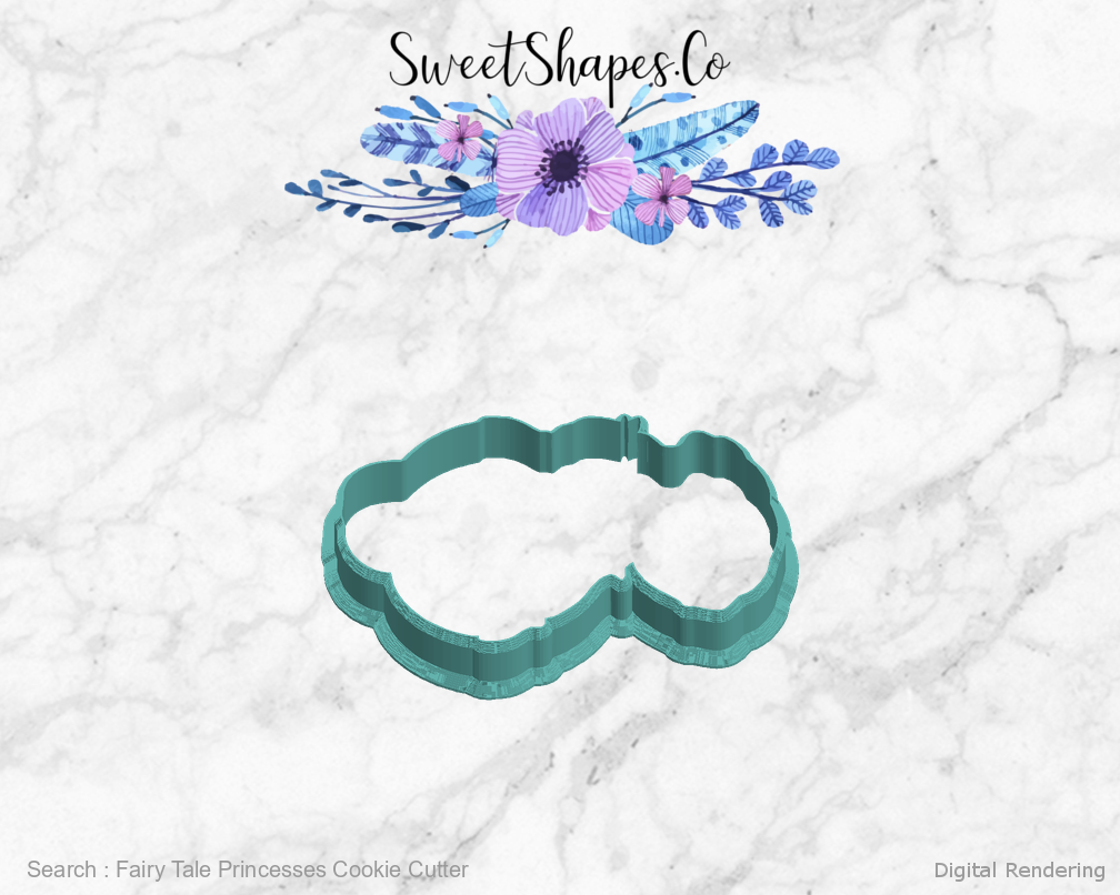 Fairy Tale Princesses Cookie Cutter — left view