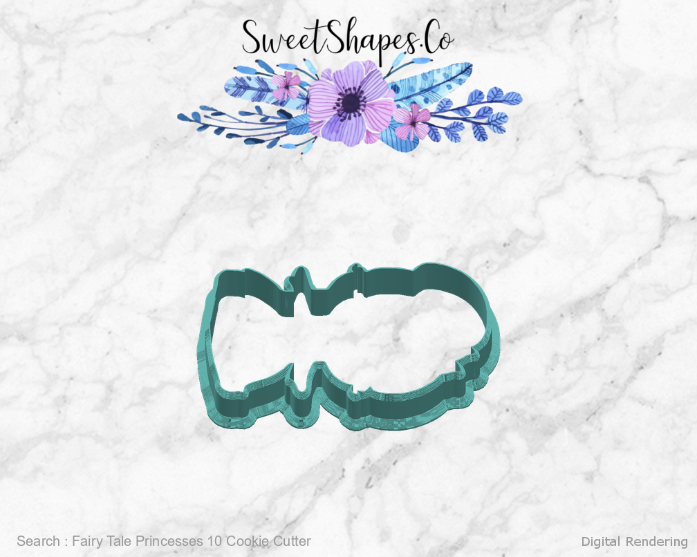 Fairy Tale Princesses 10 Cookie Cutter — right view