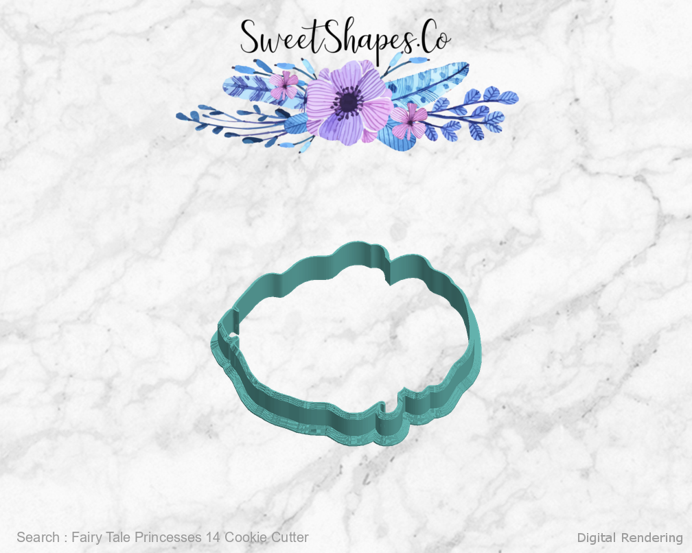 Fairy Tale Princesses 14 Cookie Cutter — left view