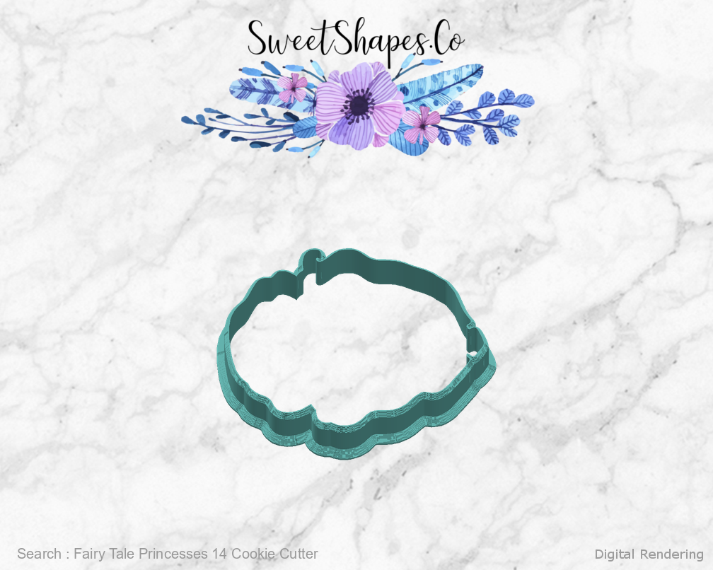 Fairy Tale Princesses 14 Cookie Cutter — right view