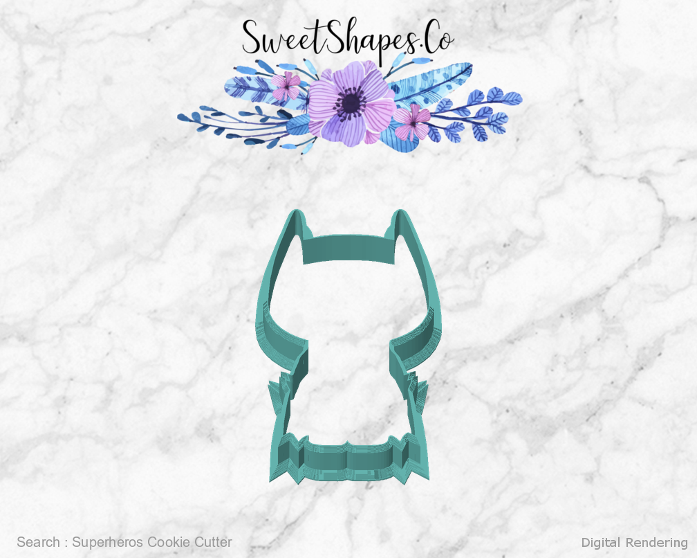 Superheros Cookie Cutter — front view