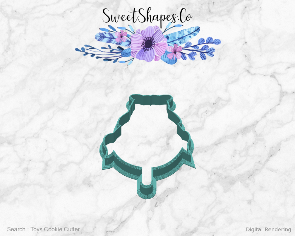Toys Cookie Cutter — back view