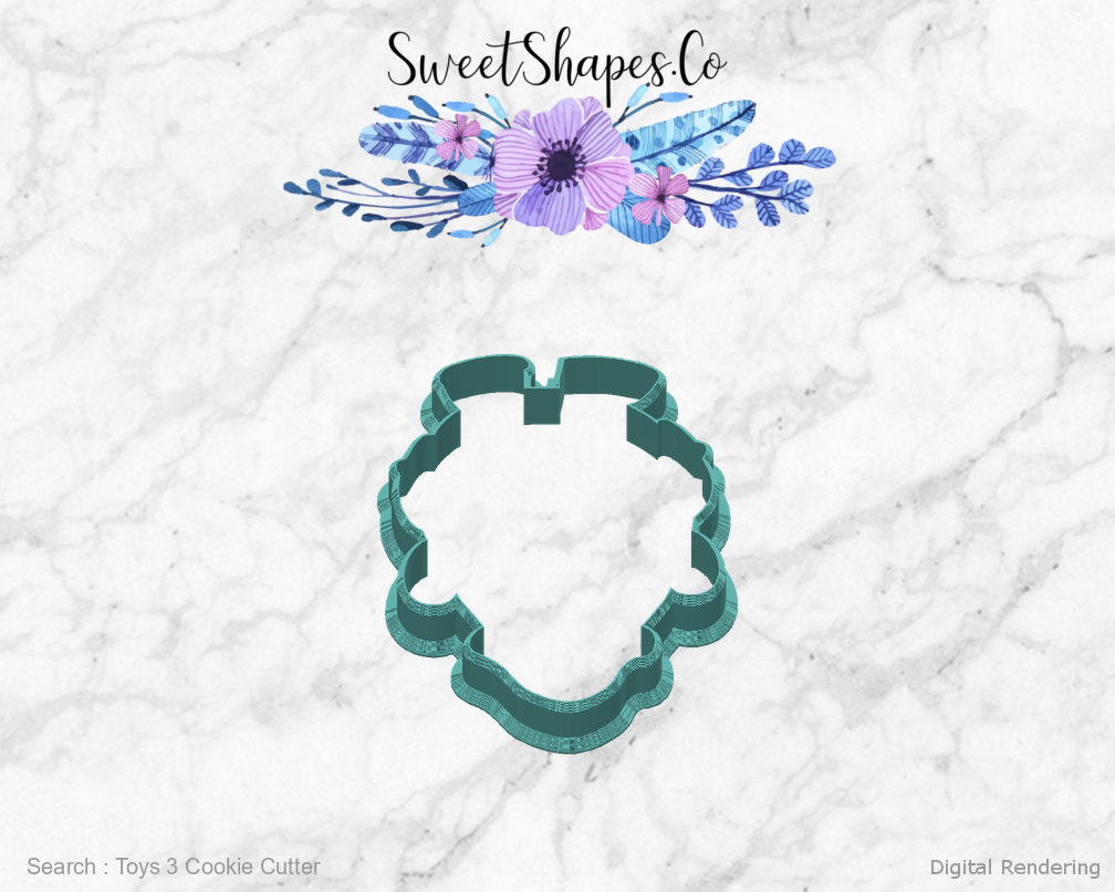 Toys 3 Cookie Cutter — back view