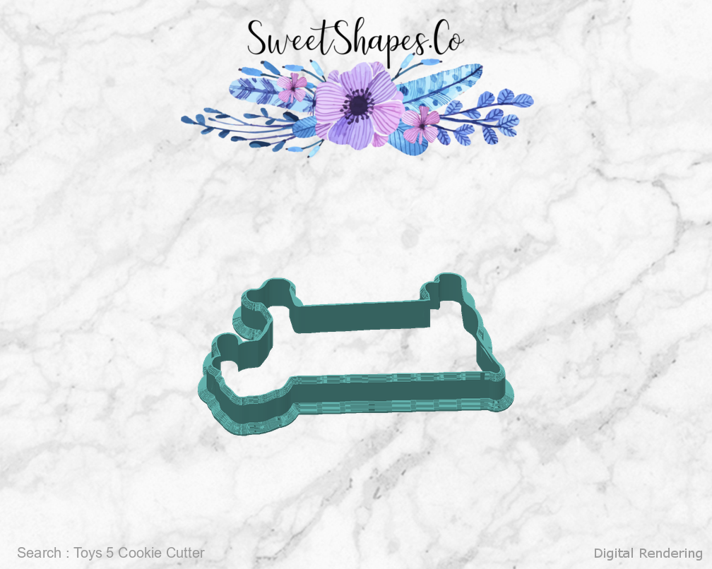 Toys 5 Cookie Cutter — back view
