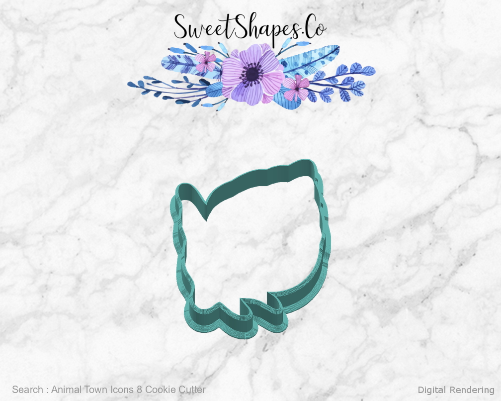 Animal Town Icons 8 Cookie Cutter — right view