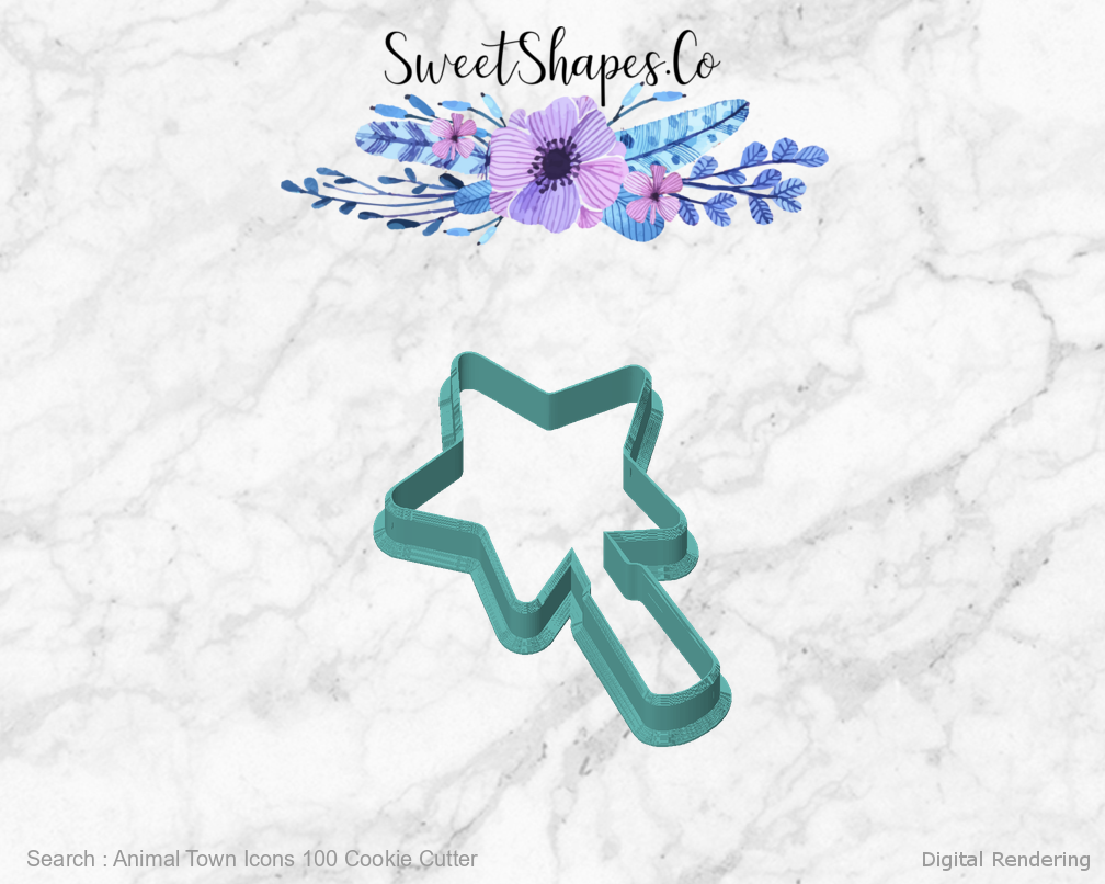 Animal Town Icons 100 Cookie Cutter — front view