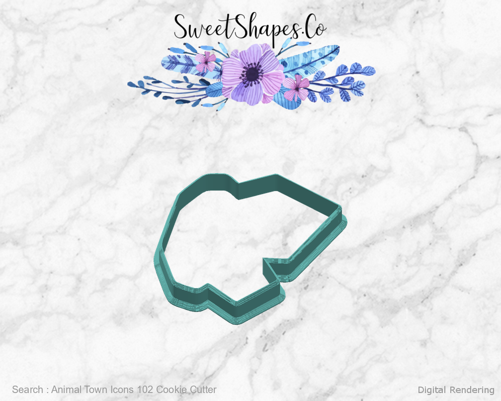 Animal Town Icons 102 Cookie Cutter — right view