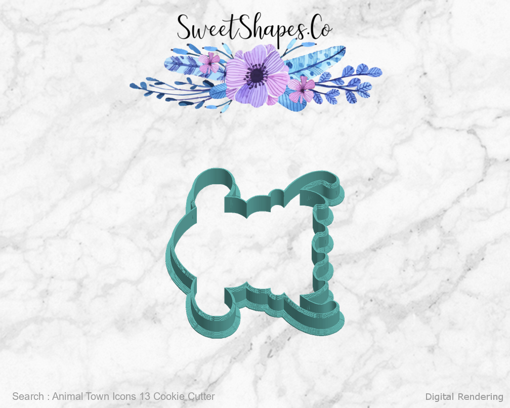 Animal Town Icons 13 Cookie Cutter — left view