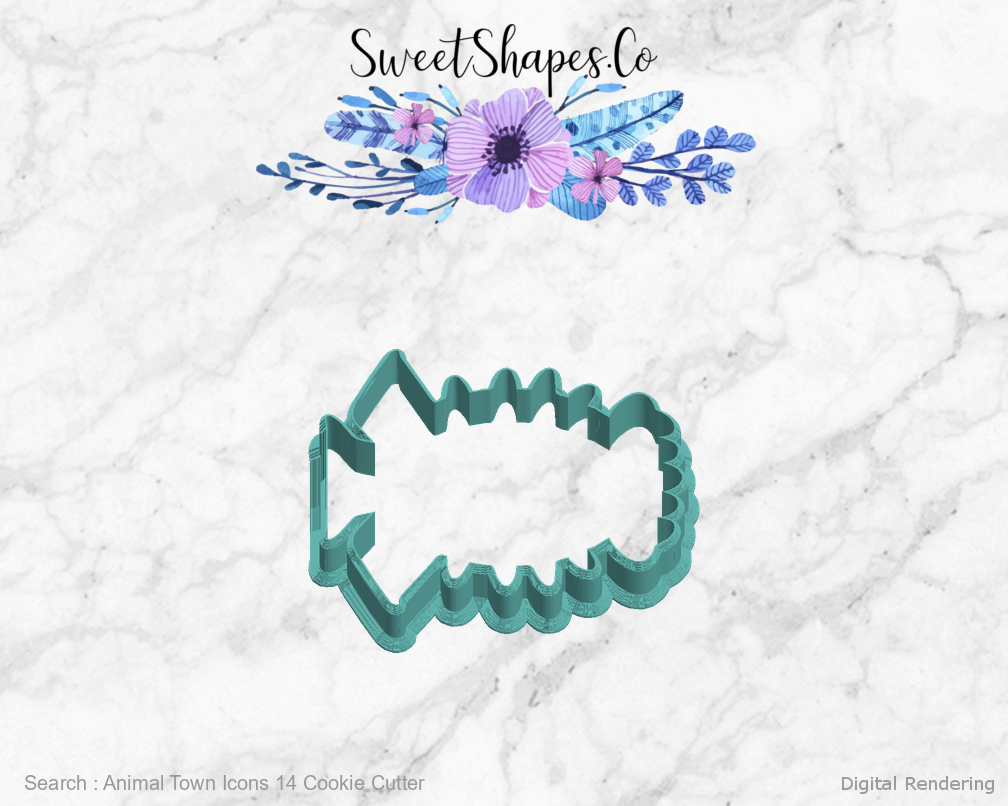 Animal Town Icons 14 Cookie Cutter — left view