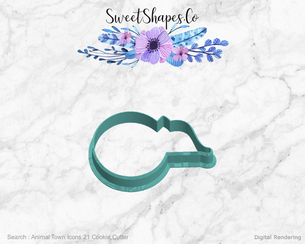 Animal Town Icons 21 Cookie Cutter — left view