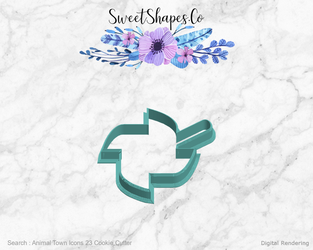 Animal Town Icons 23 Cookie Cutter — left view