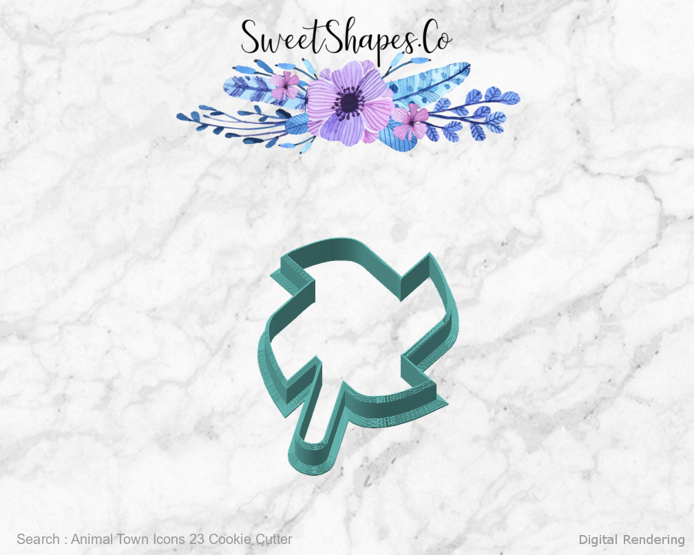 Animal Town Icons 23 Cookie Cutter — angled front view