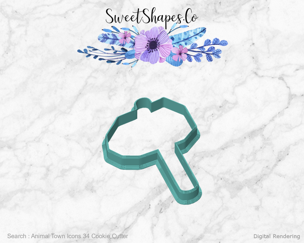 Animal Town Icons 34 Cookie Cutter — front view