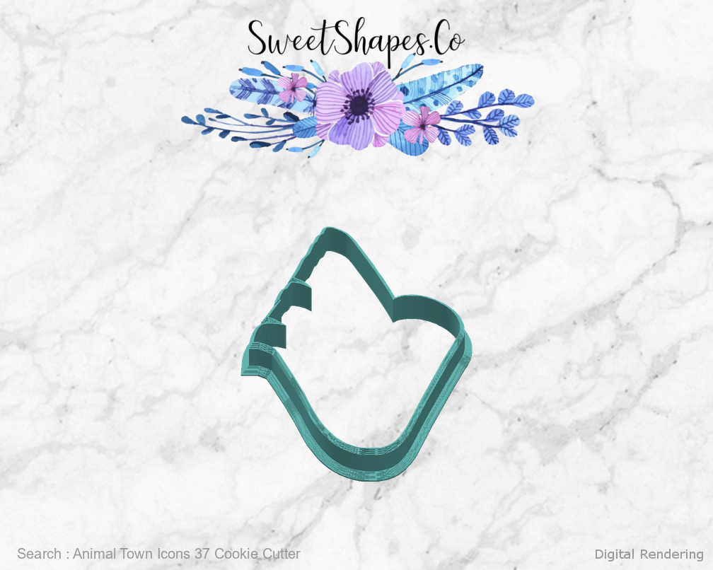 Animal Town Icons 37 Cookie Cutter — right view