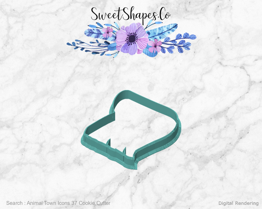 Animal Town Icons 37 Cookie Cutter — front view