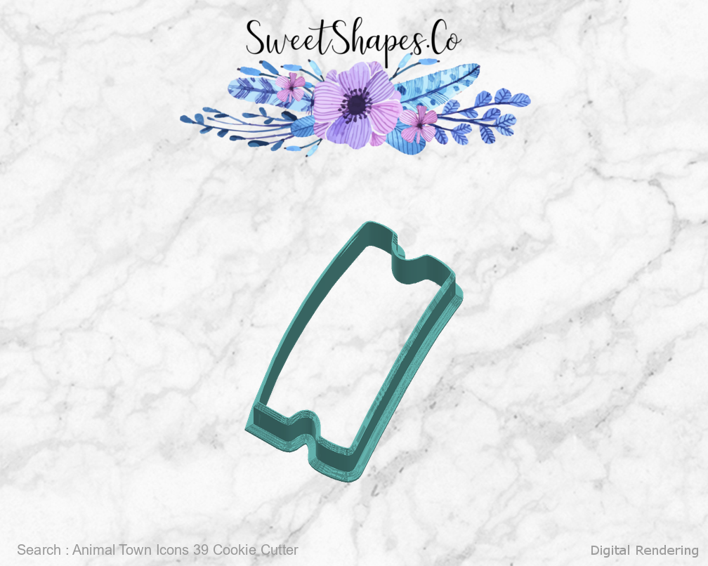 Animal Town Icons 39 Cookie Cutter — right view