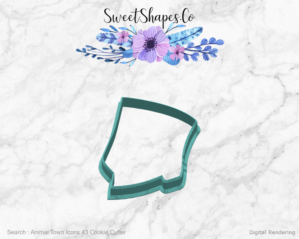 Animal Town Icons 43 Cookie Cutter — right view