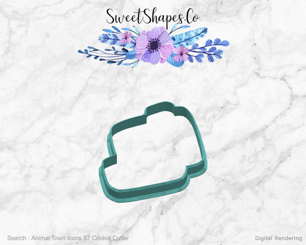 Animal Town Icons 57 Cookie Cutter — right view
