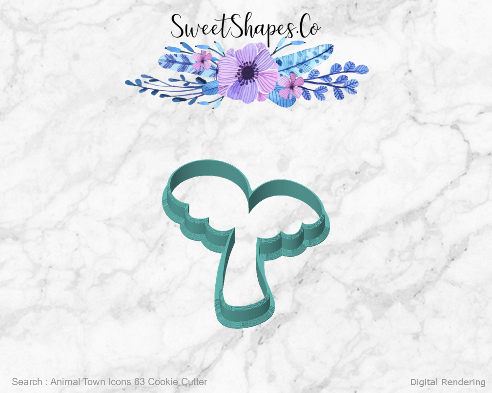 Animal Town Icons 63 Cookie Cutter — front view