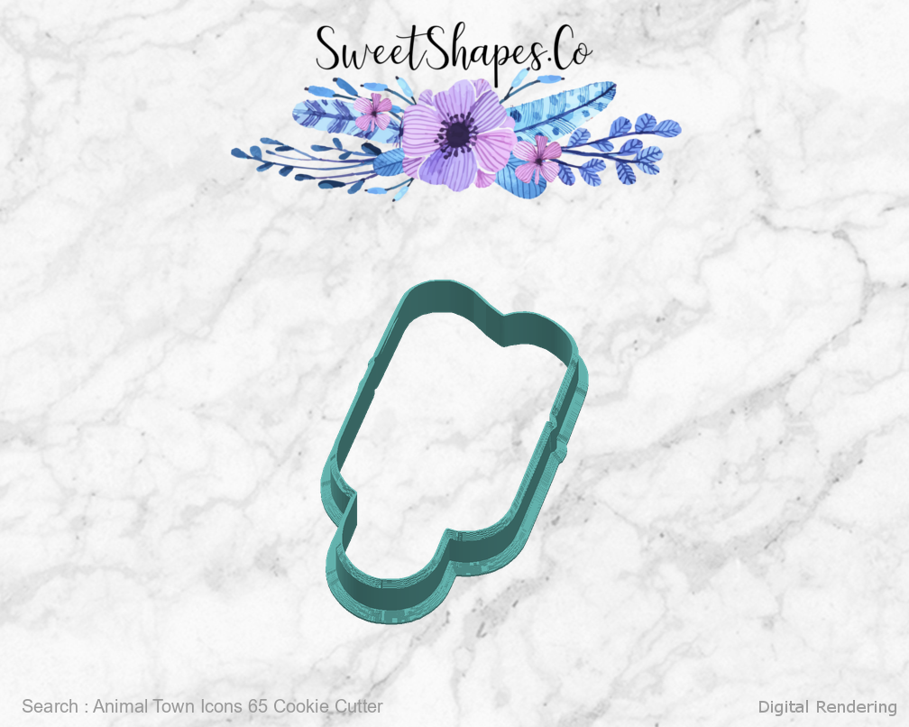 Animal Town Icons 65 Cookie Cutter — right view