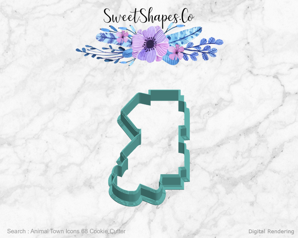 Animal Town Icons 68 Cookie Cutter — left view