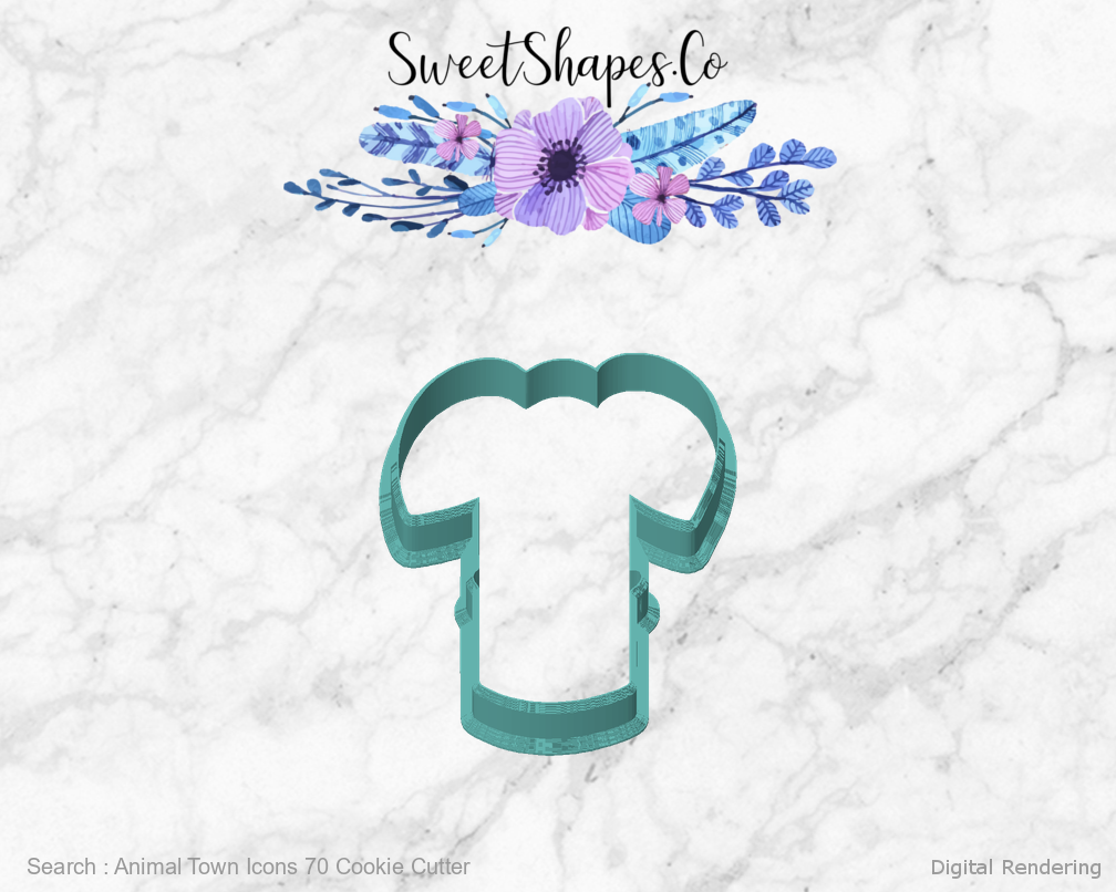 Animal Town Icons 70 Cookie Cutter — front view