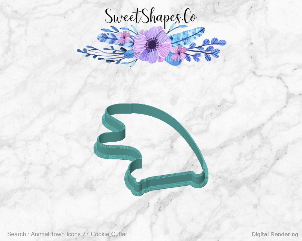 Animal Town Icons 77 Cookie Cutter — front view
