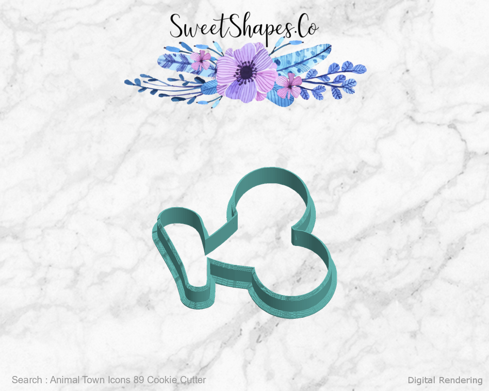 Animal Town Icons 89 Cookie Cutter — left view