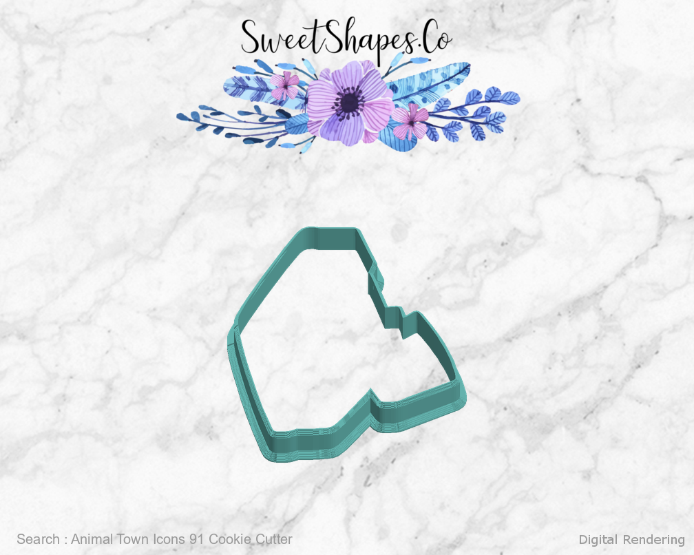 Animal Town Icons 91 Cookie Cutter — left view