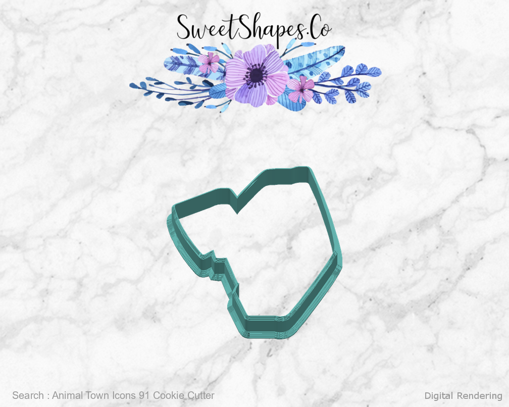 Animal Town Icons 91 Cookie Cutter — right view