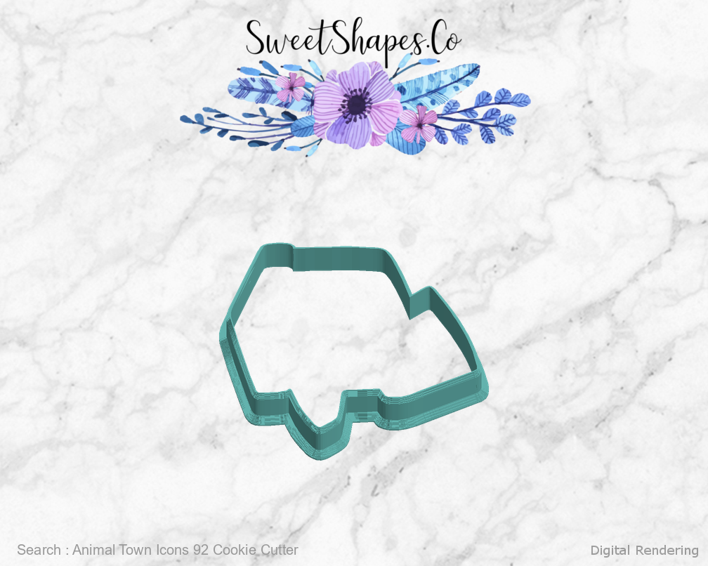 Animal Town Icons 92 Cookie Cutter — left view
