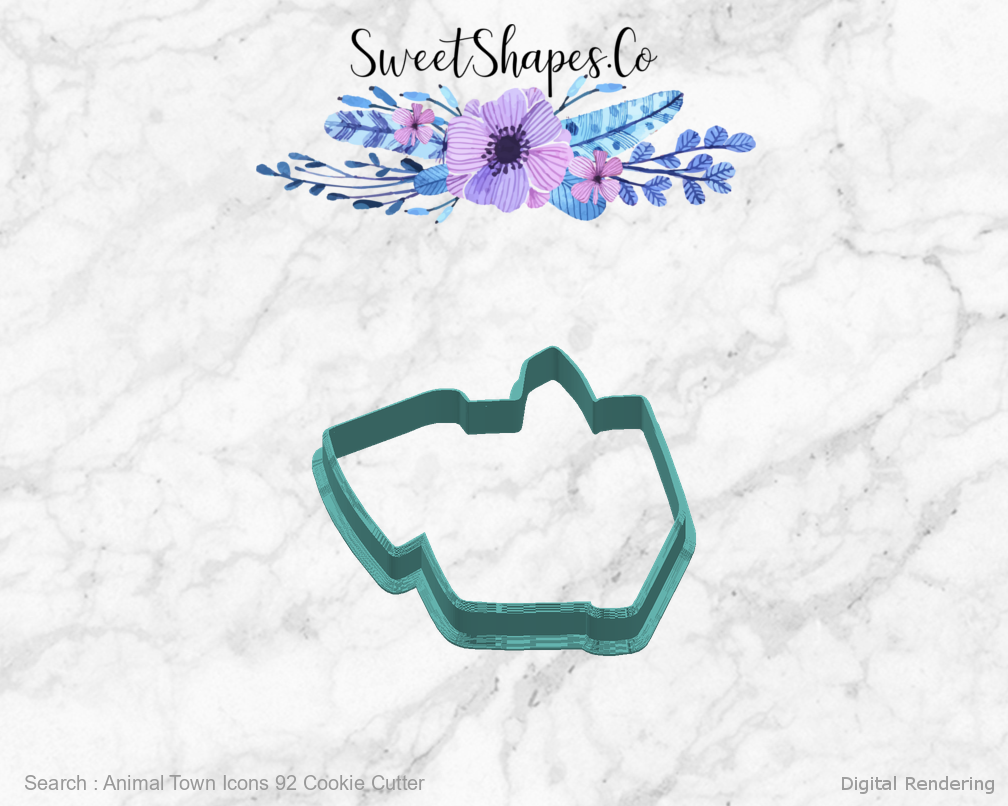Animal Town Icons 92 Cookie Cutter — right view