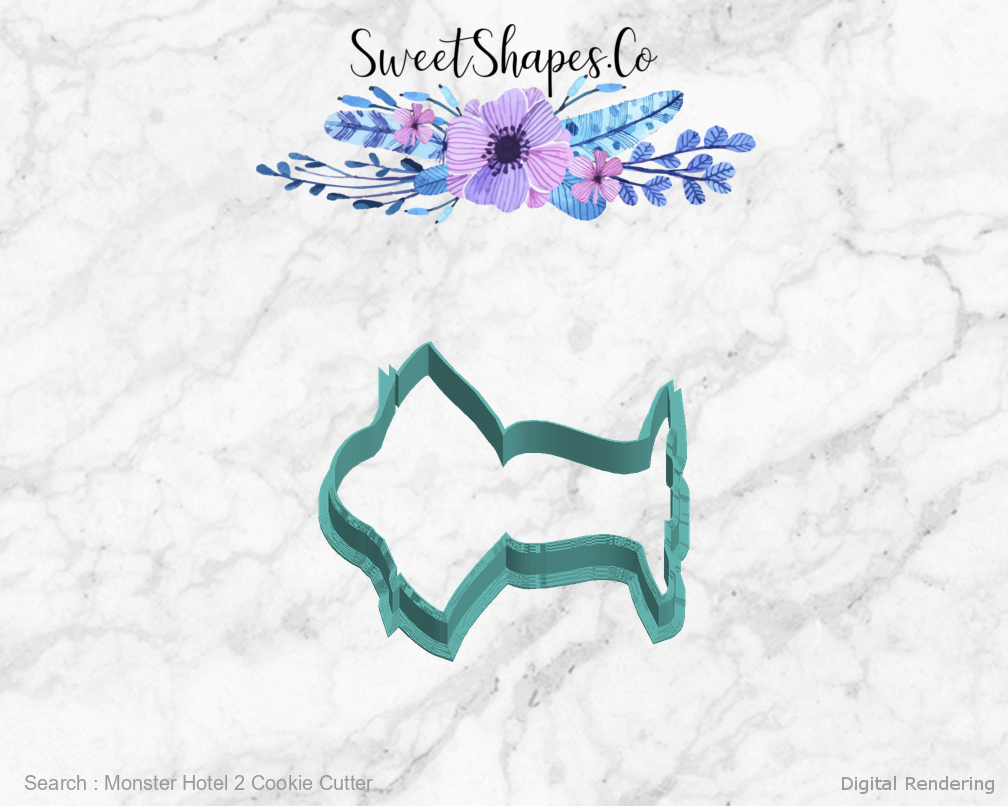 Monster Hotel 2 Cookie Cutter — left view