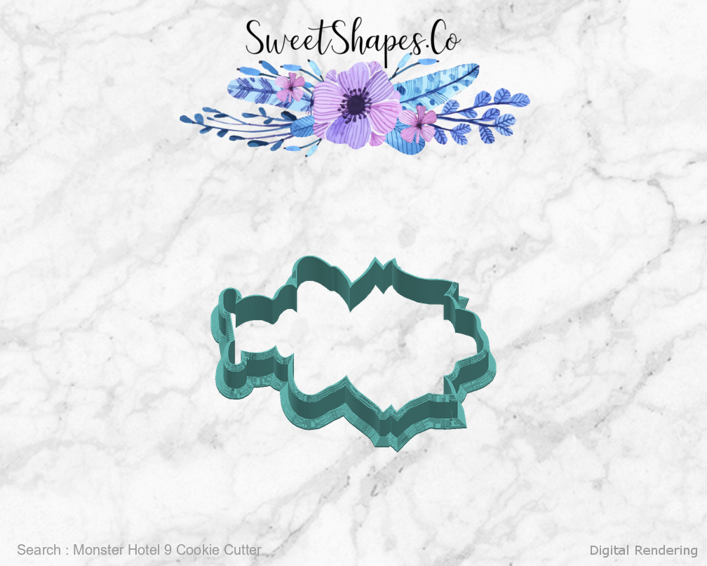Monster Hotel 9 Cookie Cutter — right view