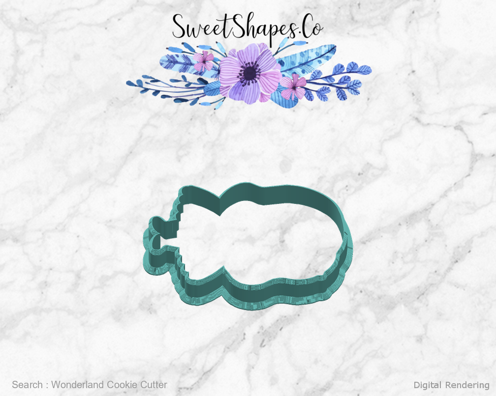 Wonderland Cookie Cutter — right view