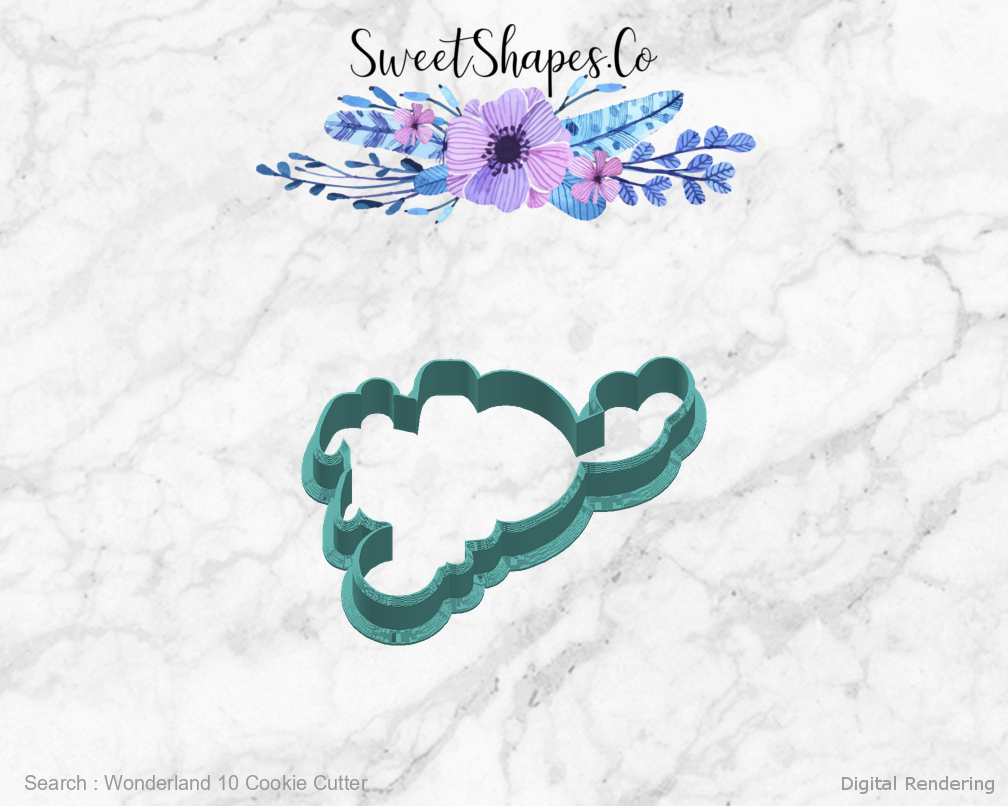 Wonderland 10 Cookie Cutter — right view