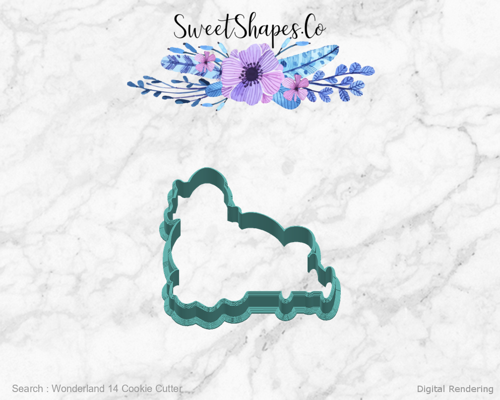 Wonderland 14 Cookie Cutter — right view