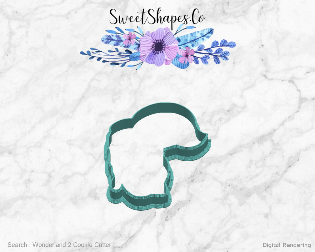 Wonderland 2 Cookie Cutter — right view