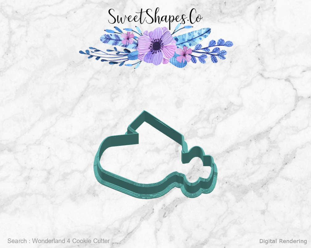 Wonderland 4 Cookie Cutter — right view