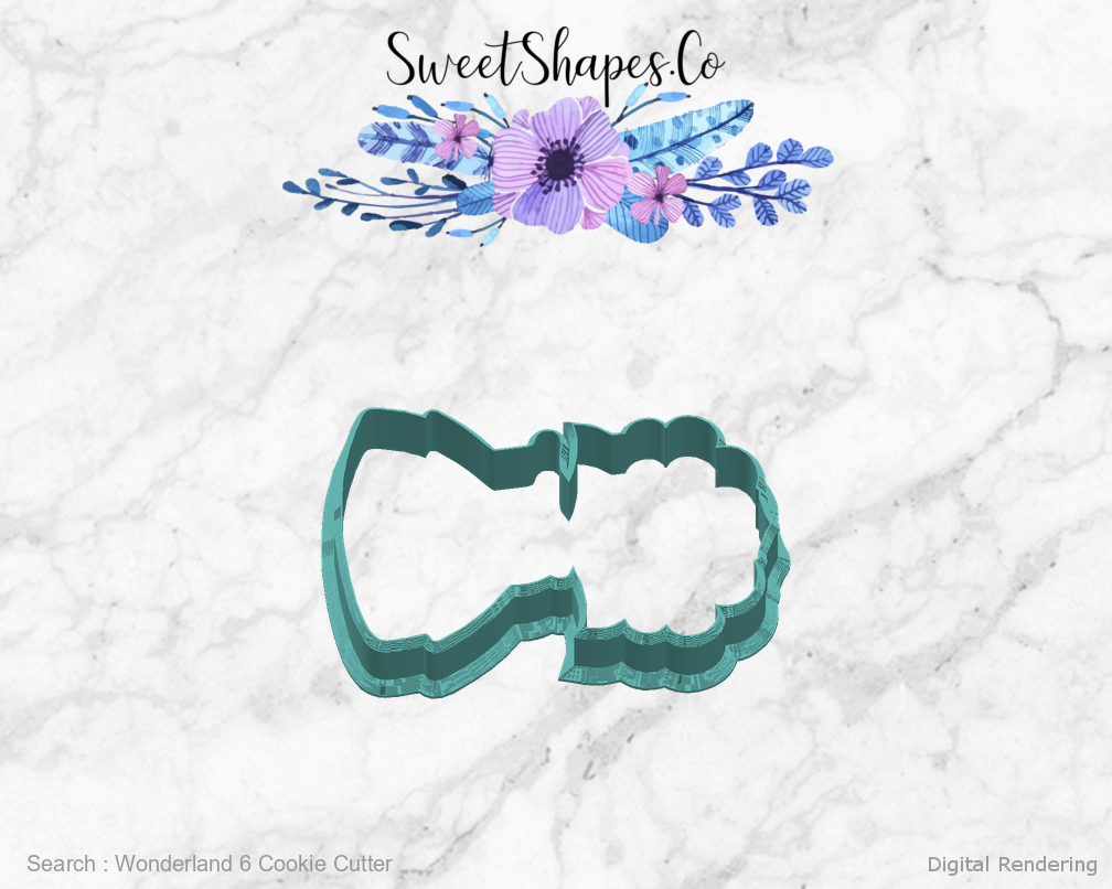 Wonderland 6 Cookie Cutter — right view
